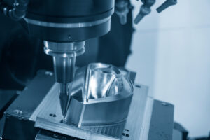 the,5 axis,cnc,milling,machine,cutting,the,mold,parts,by